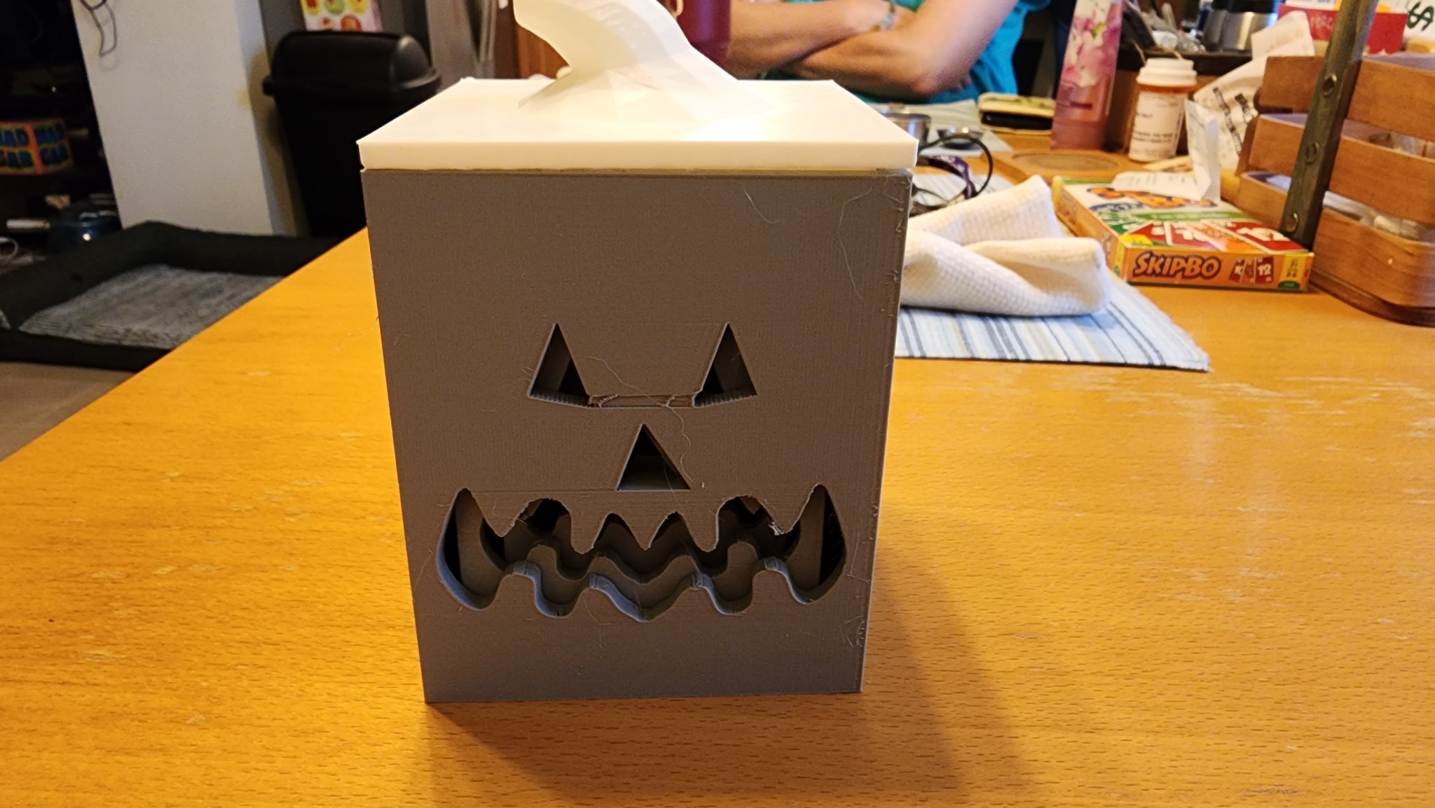 Hộp bí ngô độc đáo tạo hiệu ứng 3D