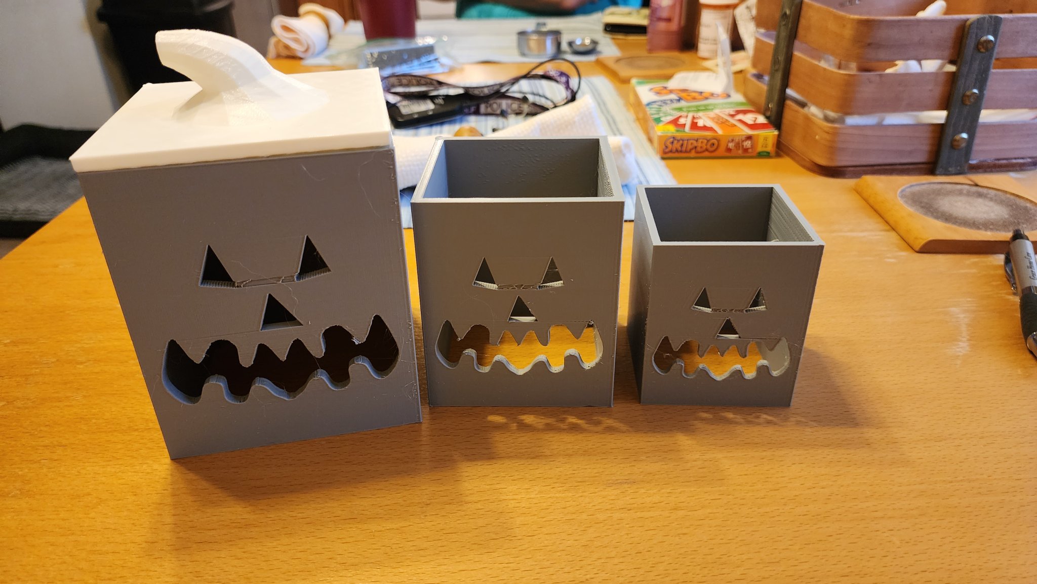 Hộp bí ngô độc đáo tạo hiệu ứng 3D