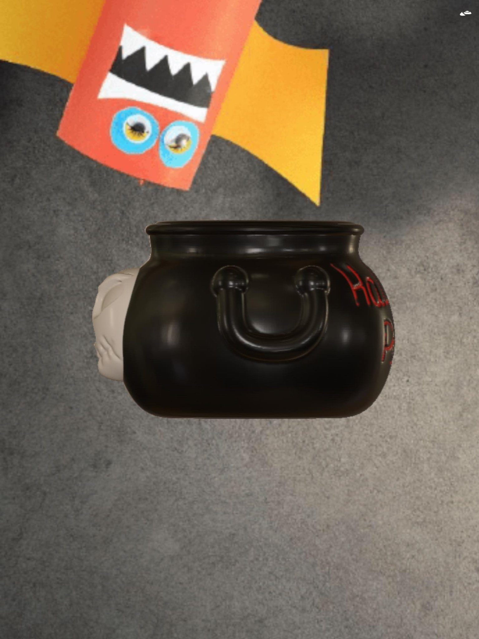 Chậu kẹo Halloween hình đầu lâu độc đáo