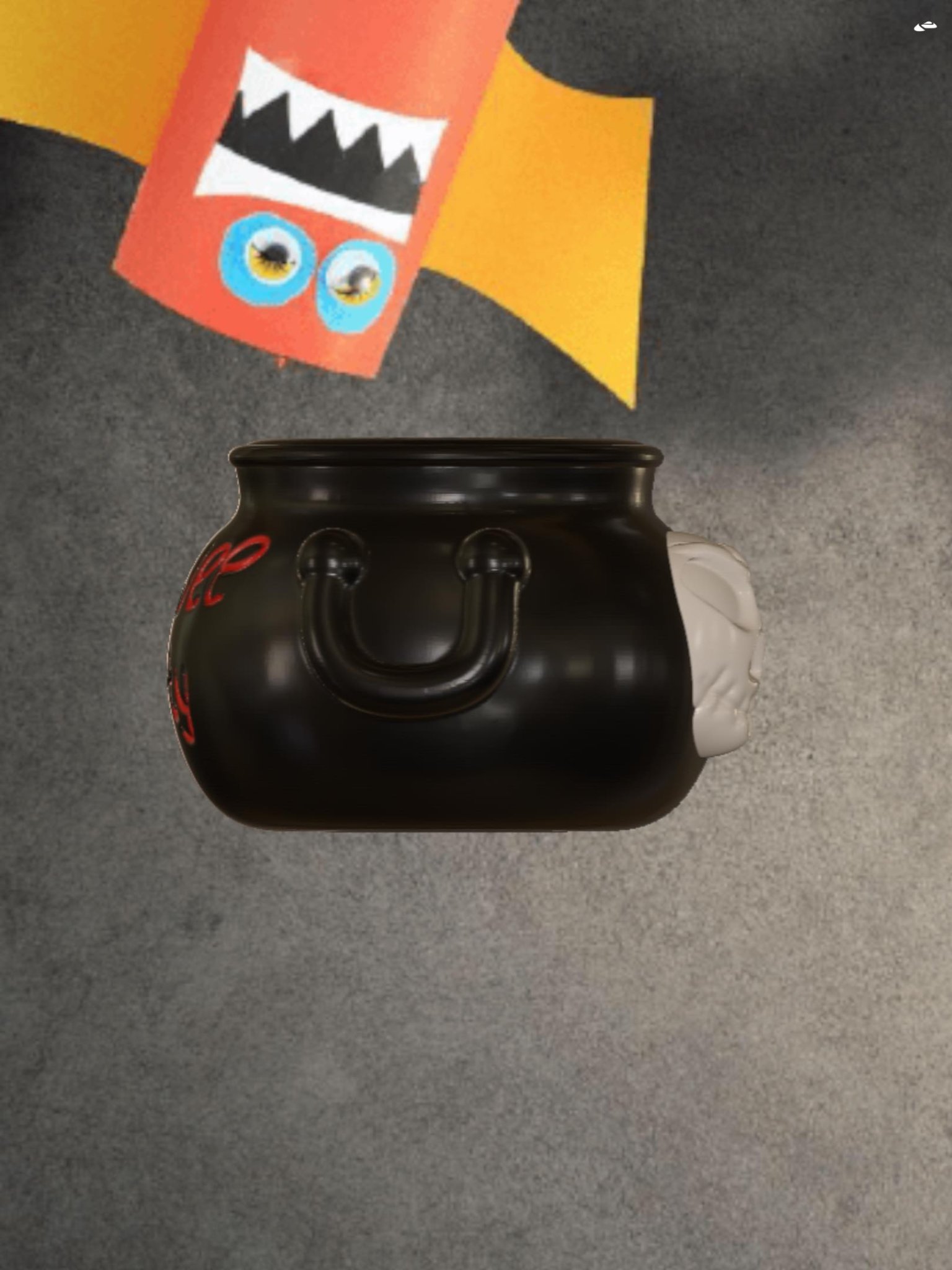 Chậu kẹo Halloween hình đầu lâu độc đáo