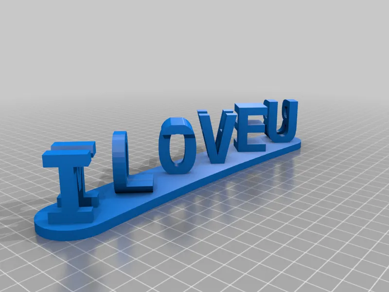 Biểu tượng "Tôi Yêu Bạn" dành cho mẹ với ảo ảnh từ hai từ