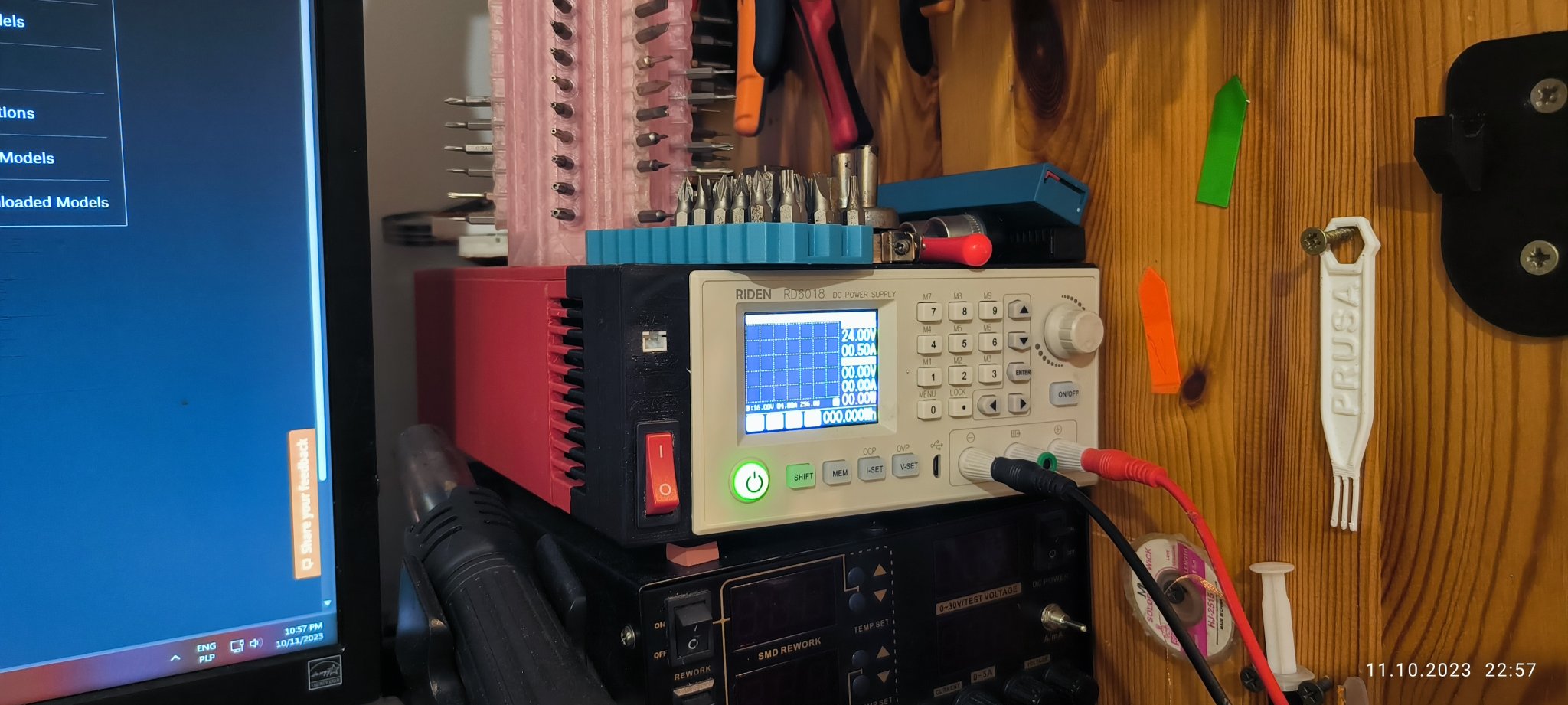 Hộp đựng RIDEN 6018 với nguồn điện 70V 17A chính hãng