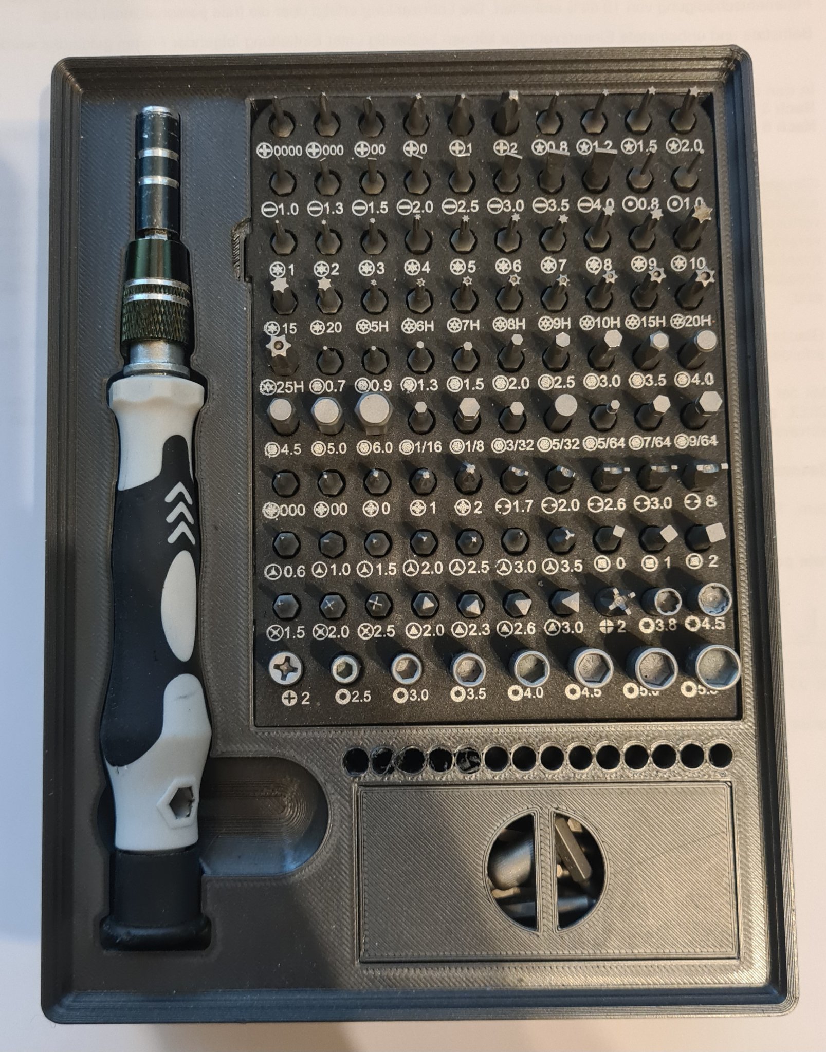 Giá đỡ mũi vít Gridfinity từ aliexpress