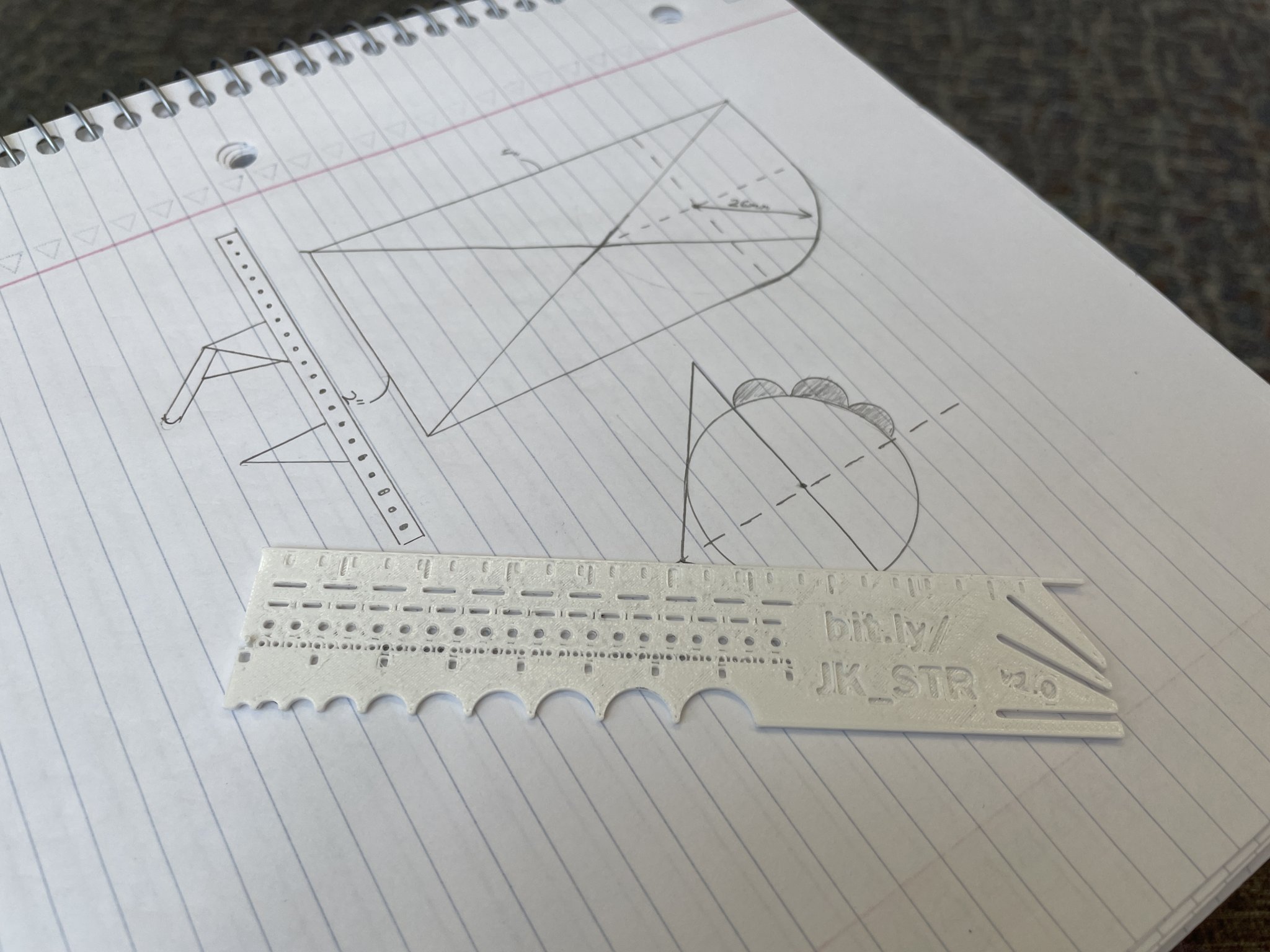 Thước kẻ tùy chỉnh cho ứng dụng kỹ thuật đơn giản