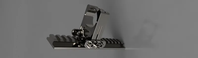 Giá đỡ ống ngắm cho ống 34mm và 30mm với bộ chuyển đổi