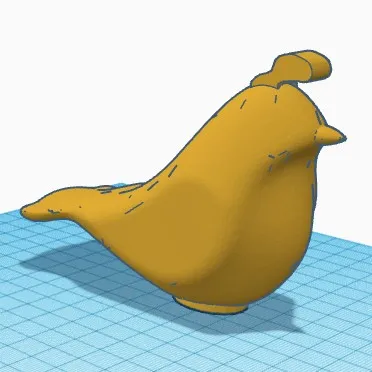 Quail dễ thương với đầu và chân độc đáo