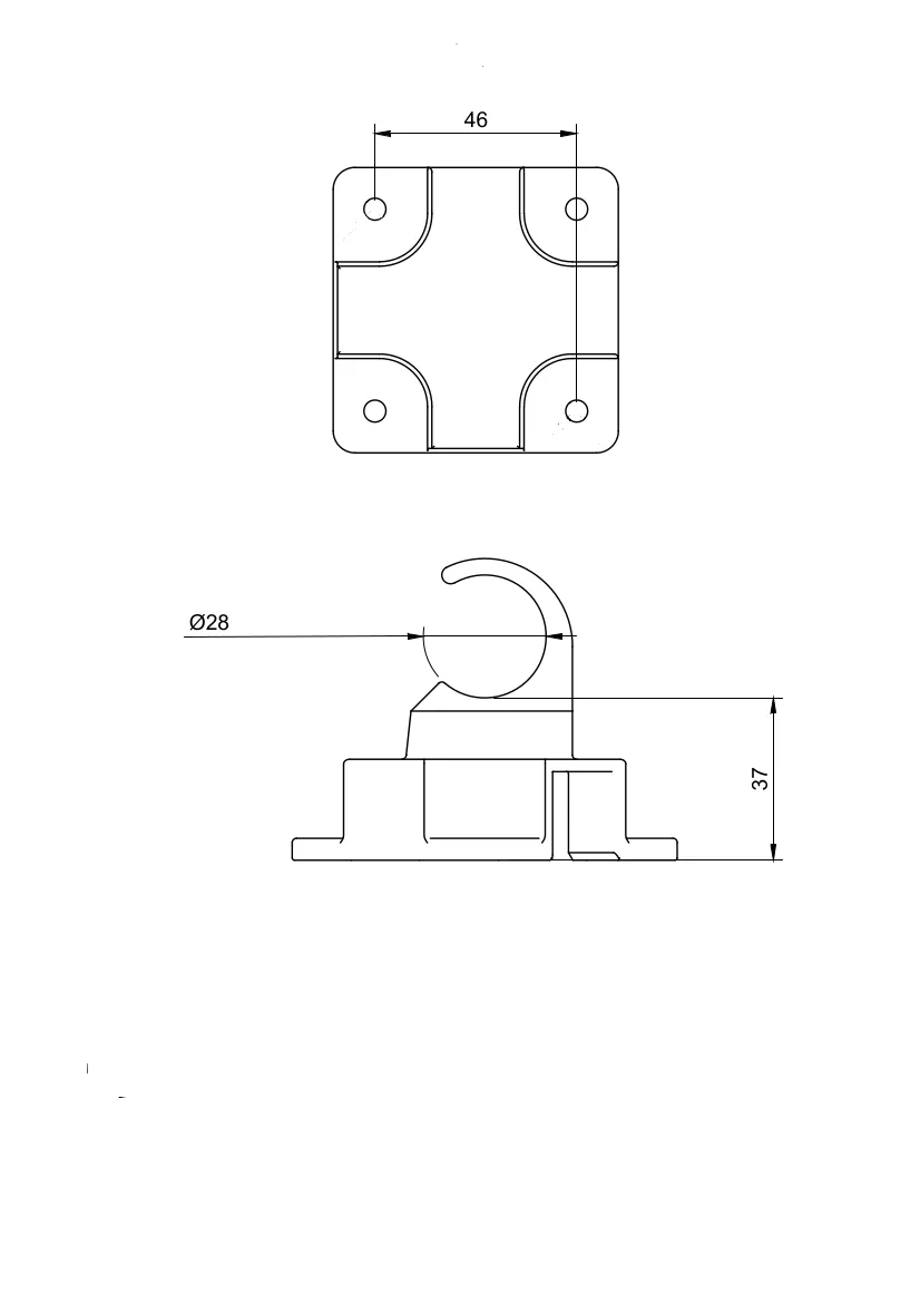 Giá đỡ bàn gập Kettler 2355 thay thế