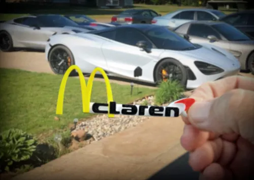 Chìa khóa McLaren phong cách McDonald's
