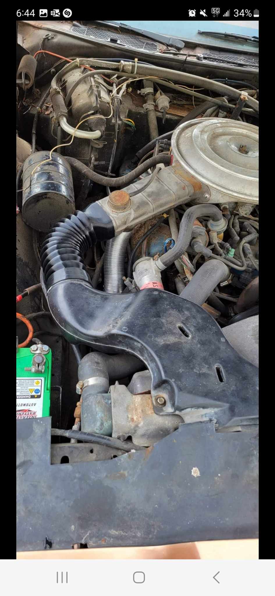 Ống hút gió cho xe Lincoln Continental 1979