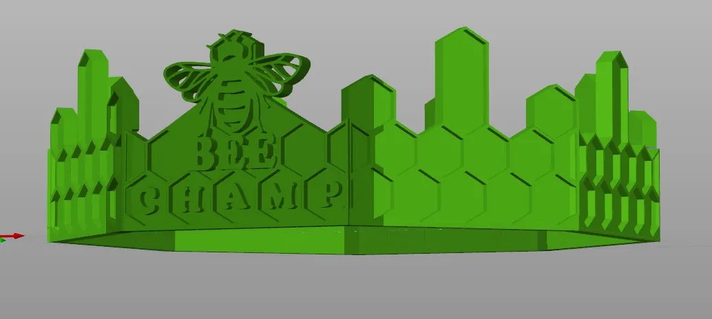 Vương miện cuộc thi đánh vần hình tổ ong