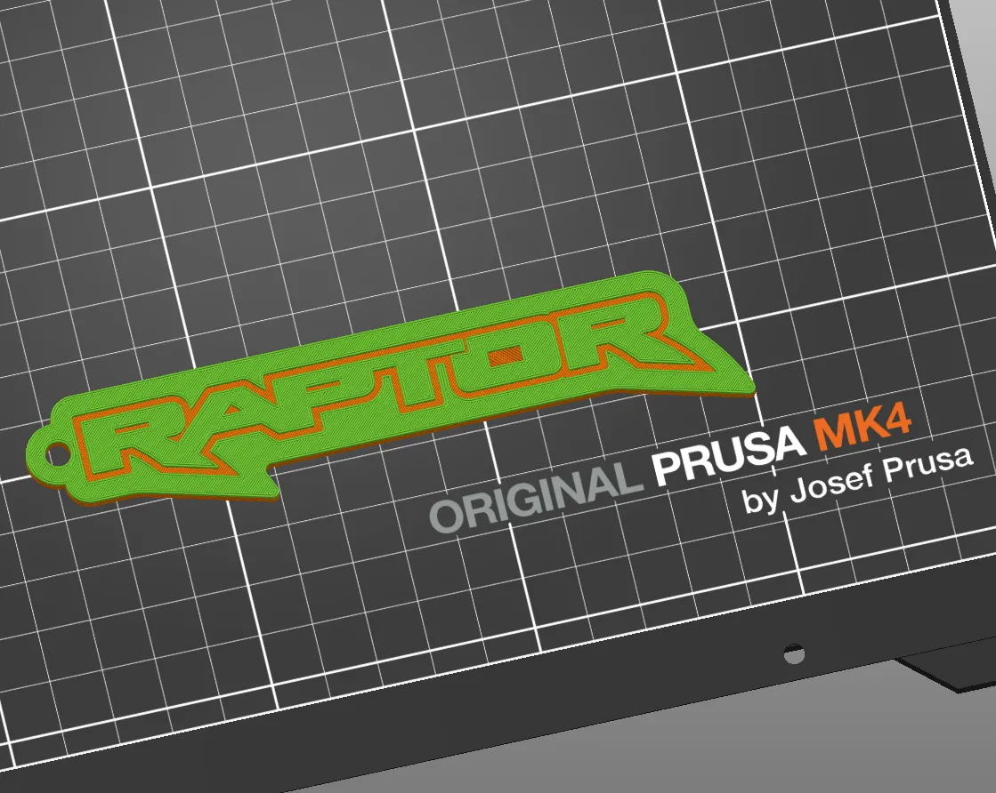 Móc chìa khóa logo Ford F-150 Raptor phong cách đơn giản