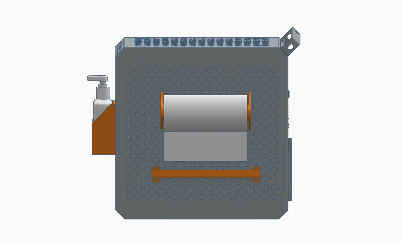 Phụ kiện khử trùng và giá đỡ giấy ăn cho máy tính