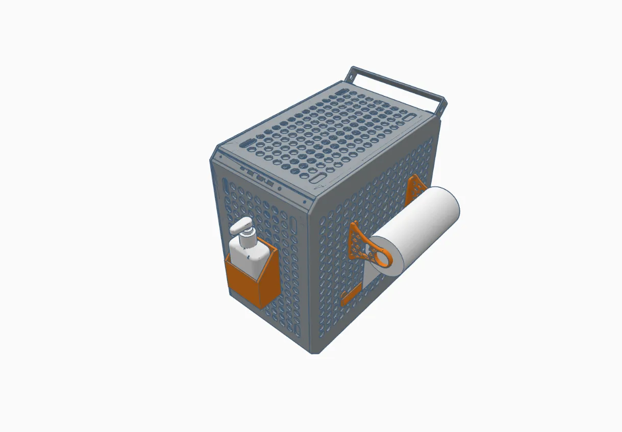 Phụ kiện khử trùng và giá đỡ giấy ăn cho máy tính