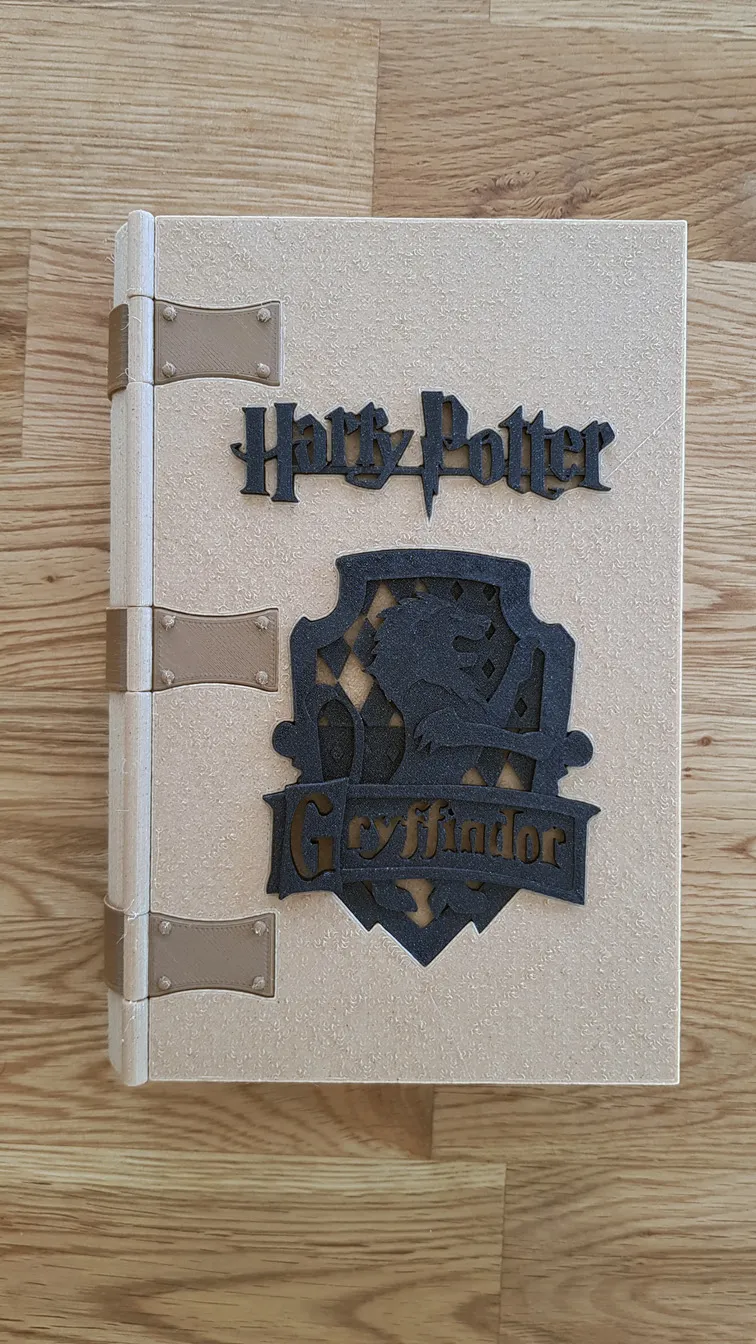 Hộp sách Harry Potter hình Gryffindor