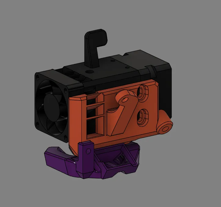 Bộ ống dẫn quạt điều chỉnh cho máy in 3D BIQU H2