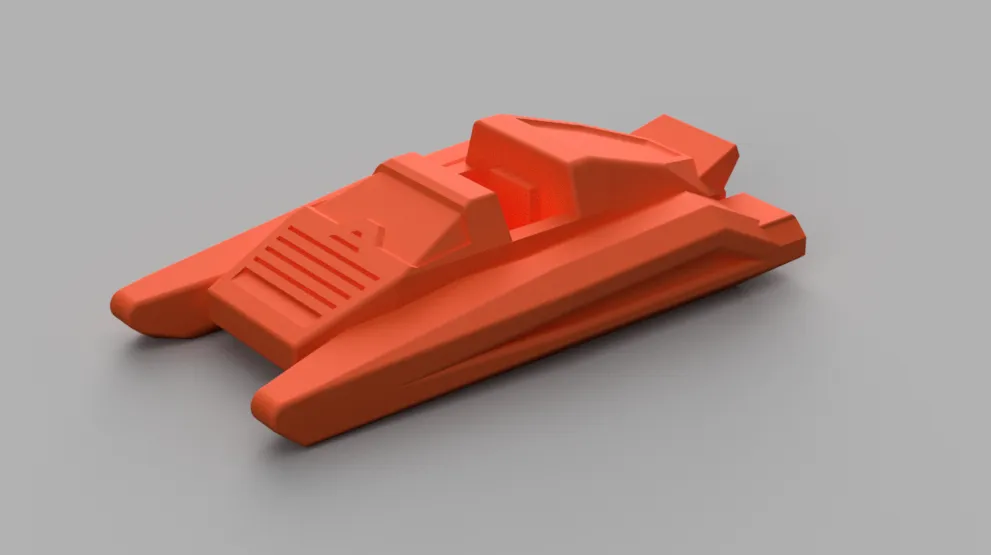 Mô hình xe đua không cần hỗ trợ chủ đề không gian