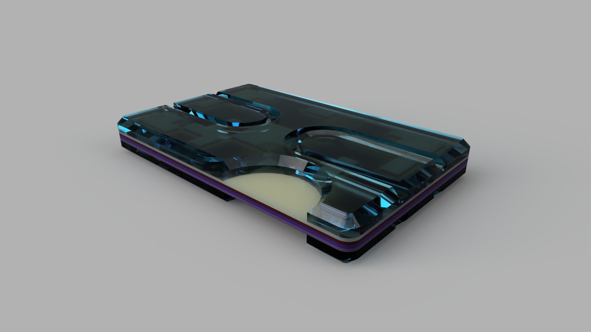 Ví đựng tiền Ridge tự làm bằng nhựa resin