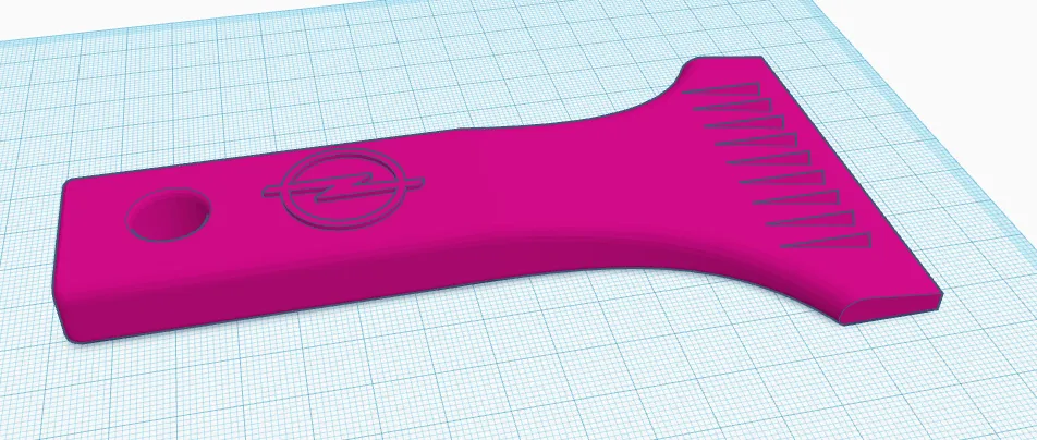 Công cụ cào tuyết cho xe Opel Corsa màu hồng