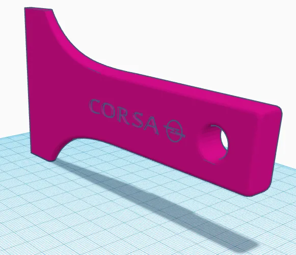 Công cụ cào tuyết cho xe Opel Corsa màu hồng