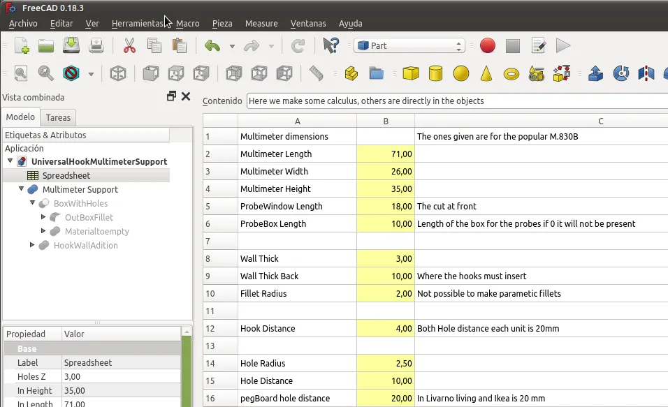 Giá đỡ đồng hồ vạn năng cho bảng treo Skadis và Livarno