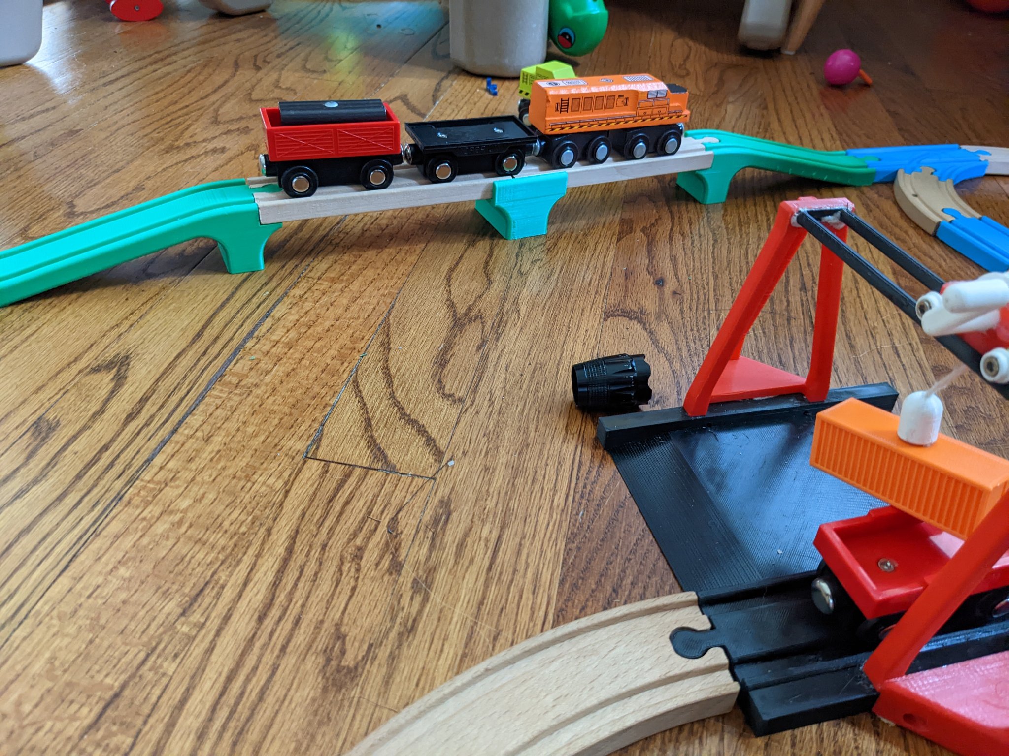 Cầu thấp cho tàu gỗ - Tương thích với Brio