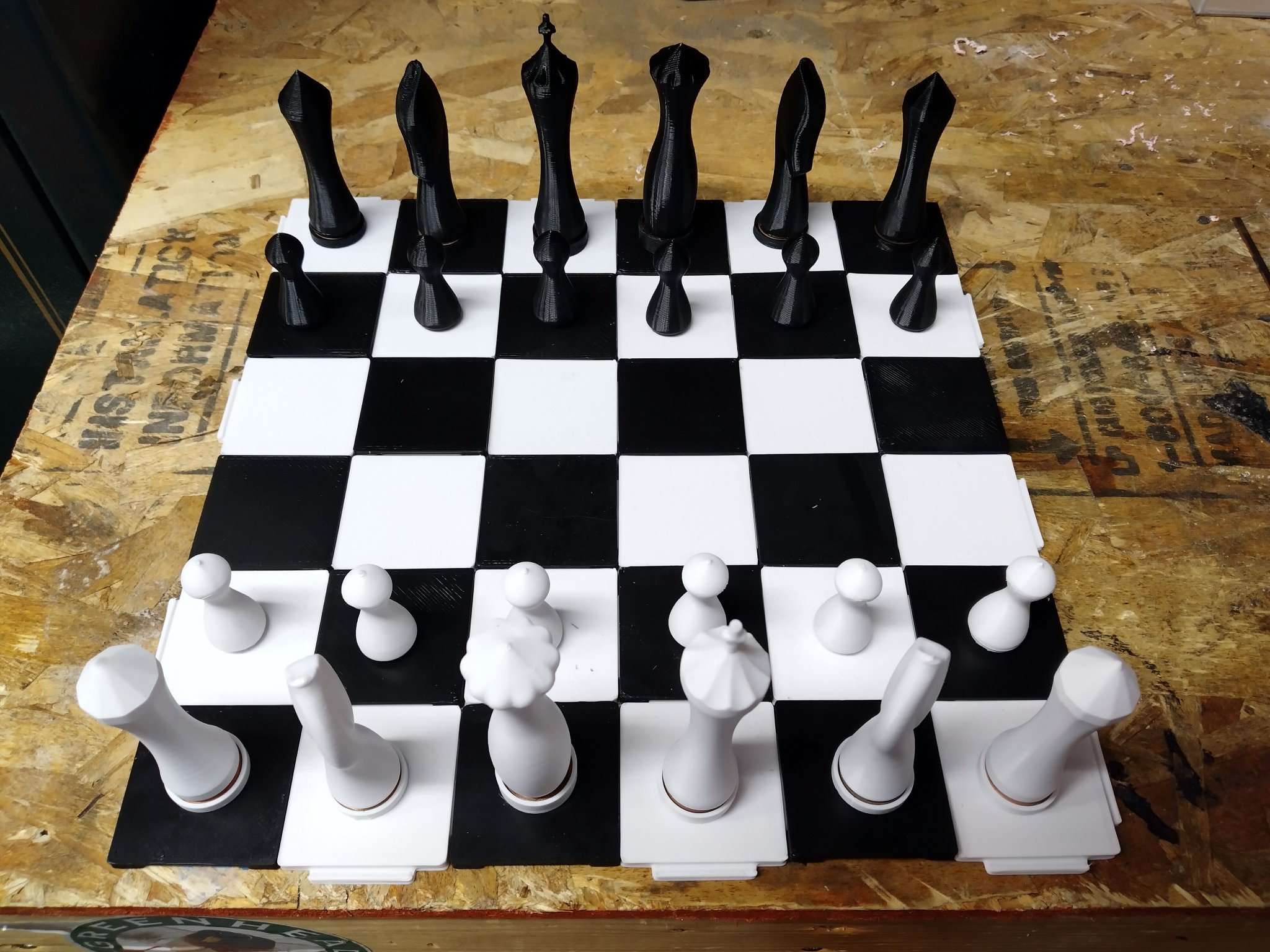 Bàn cờ modular kích thước lớn cho cờ vua và cờ đam