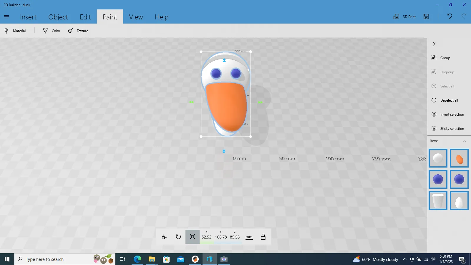 Giá đỡ kính hình vịt mùa xuân