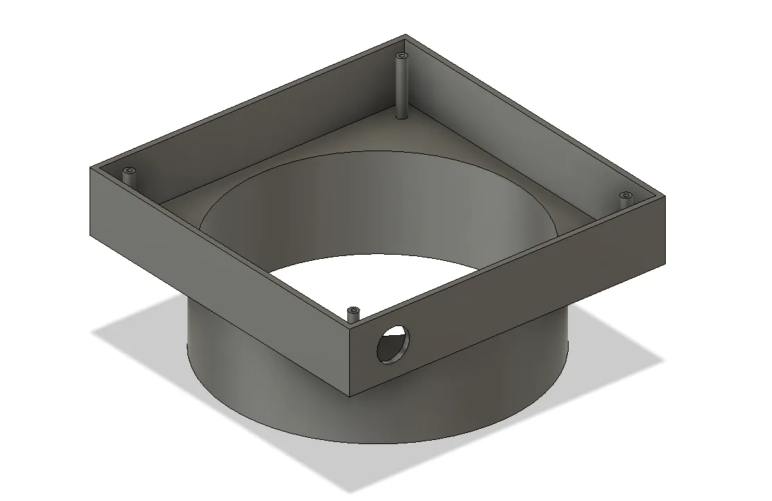 Khớp nối ống bọc quạt PC 140mm