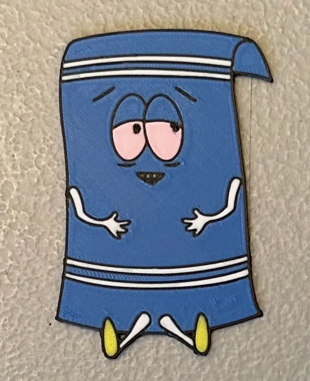 Nam châm Towelie đa sắc màu 5 màu