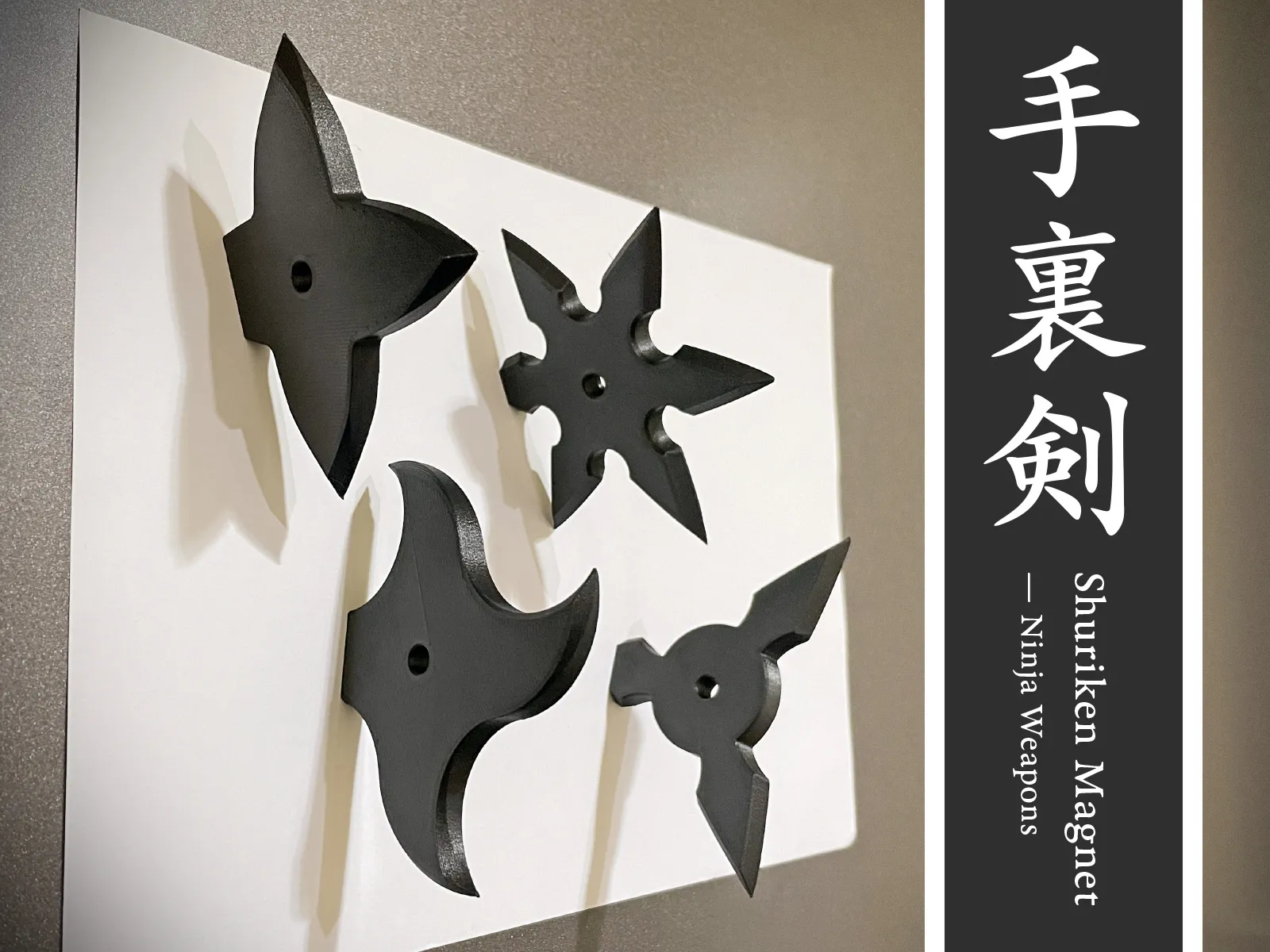 Nam châm Shuriken — Vũ khí Ninja độc đáo