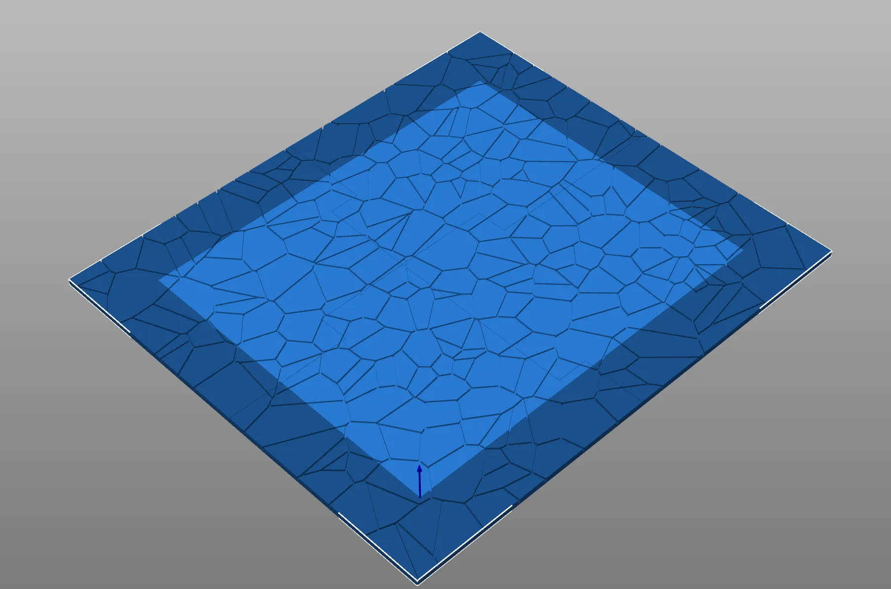 Gạch lát nền cho công trình, chia thành 4 mảnh nhỏ