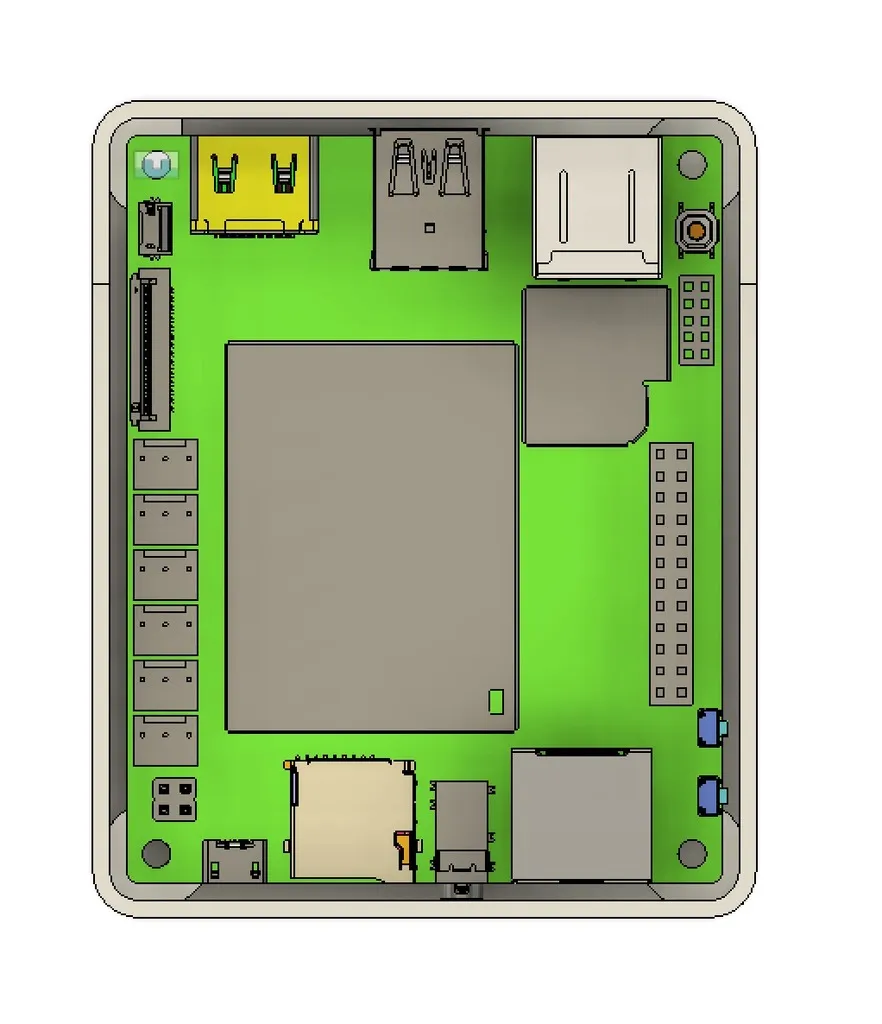 Vỏ máy LattePanda hỗ trợ tản nhiệt
