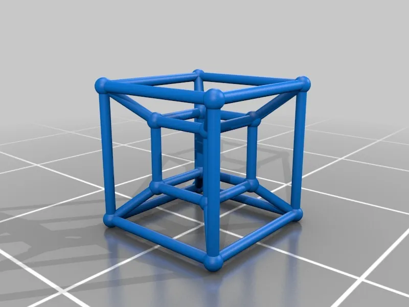 Khối hypercube nhỏ dễ in với hỗ trợ