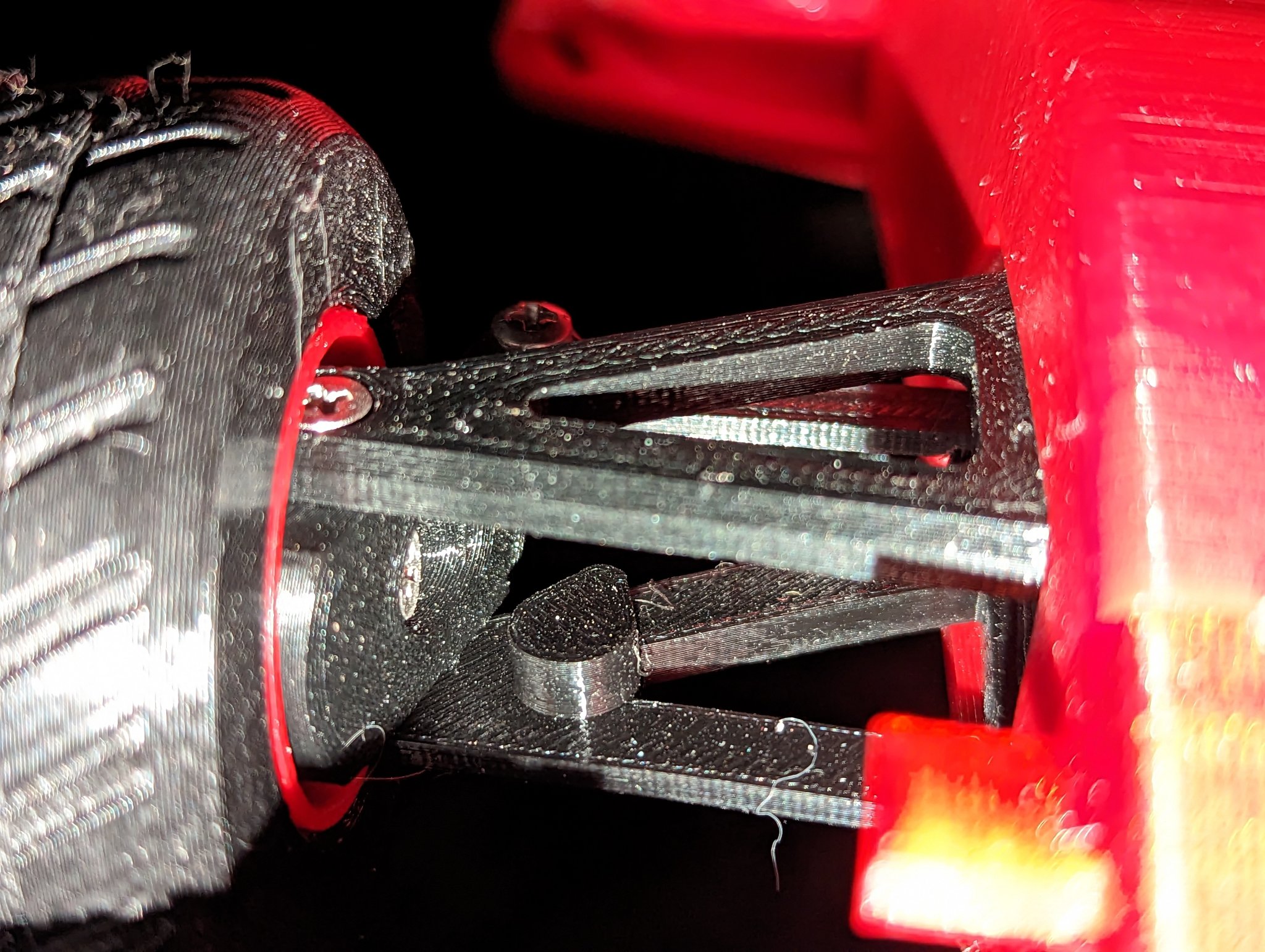 Bảng linh kiện dưới phía trước F1 OpenRC 2017 với giới hạn lái