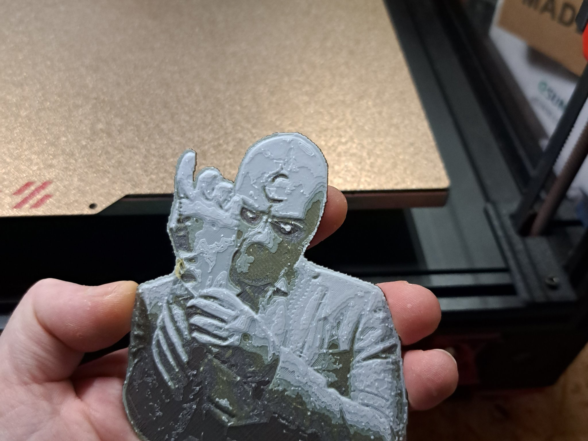 Nhân vật MoonKnight được tạo hình bằng kỹ thuật vẽ filament