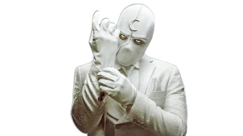 Nhân vật MoonKnight được tạo hình bằng kỹ thuật vẽ filament