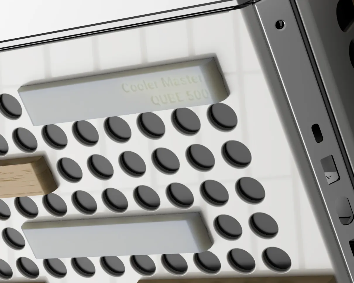 Thiết kế hiện đại cho Cooler Master QUBE 500 bằng filament gỗ si...