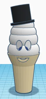 Nhân vật hình que kem dễ thương