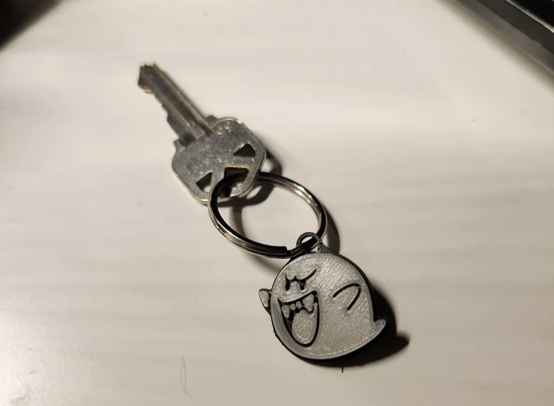 Móc chìa khóa Boo từ trò chơi Mario