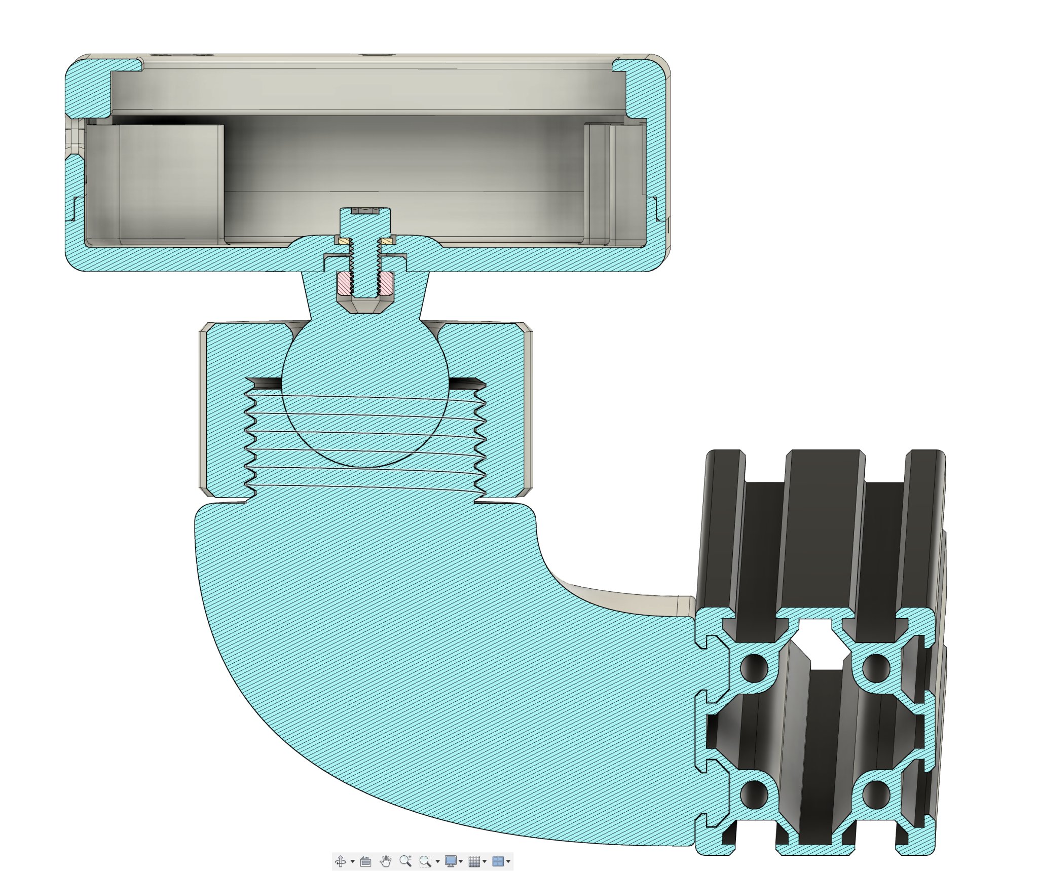 Vỏ và giá đỡ điều chỉnh cho màn hình cảm ứng BTT TFT35 E3