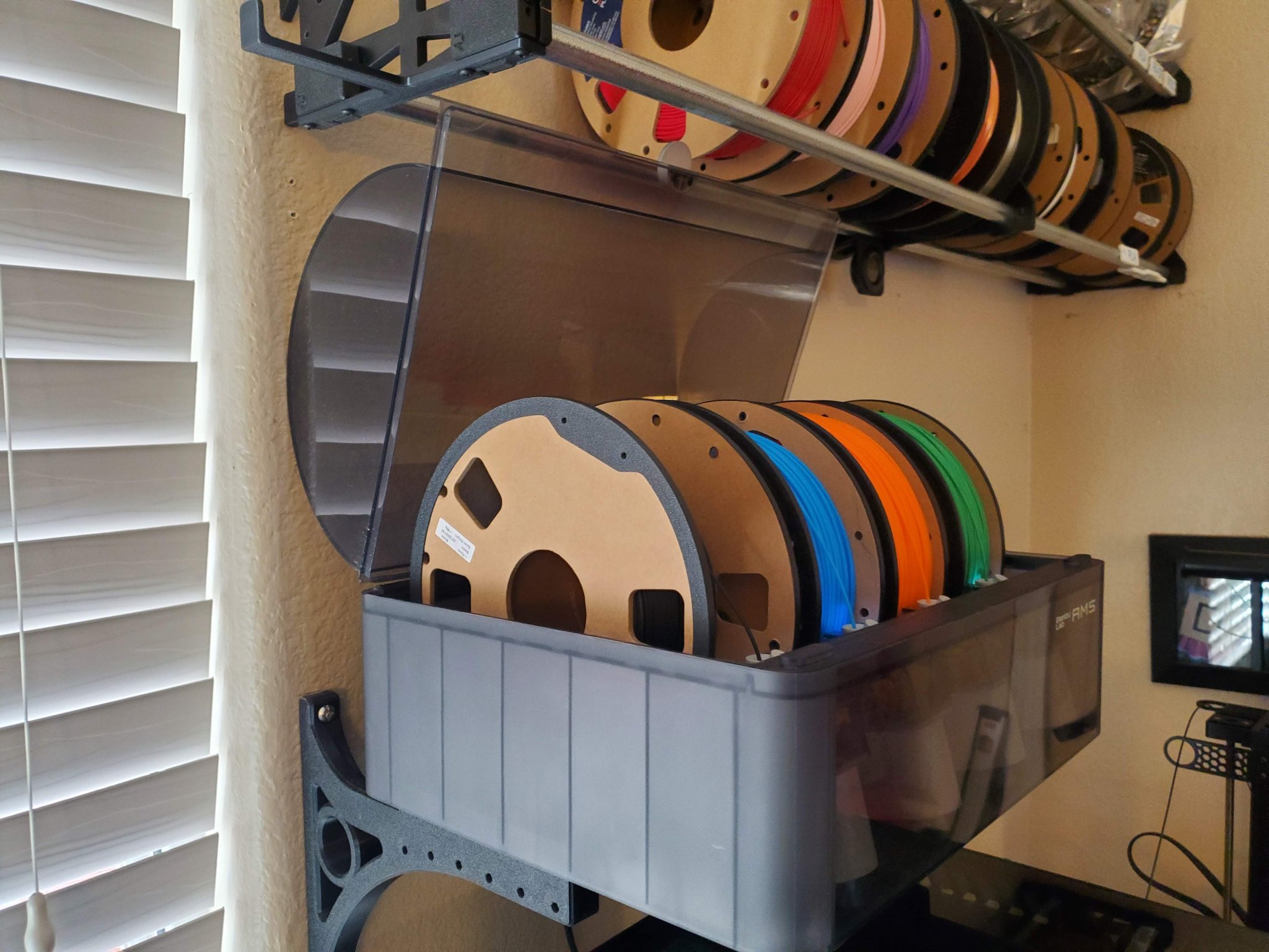 Giá treo tường cho Bambu Lab AMS (Phiên bản cũ, xem mô tả)