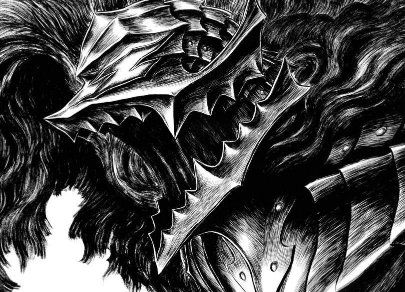Giáp Berserker của Guts trong manga Berserk