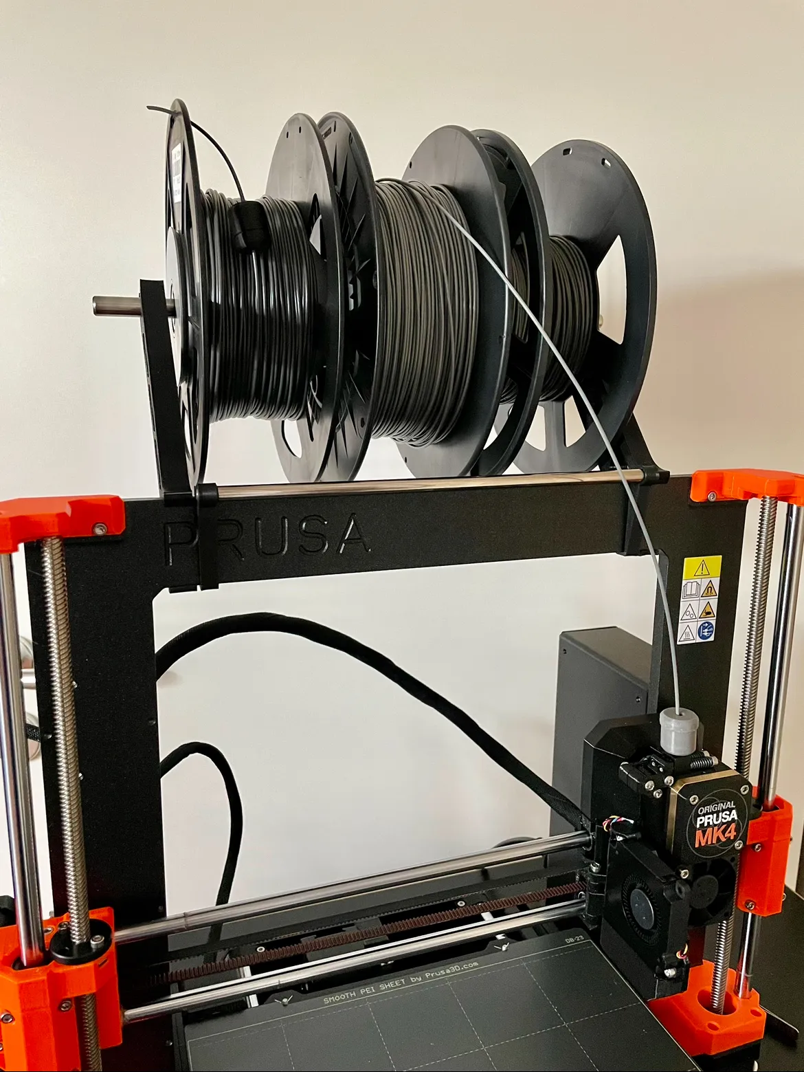 Giá đỡ cuộn filament MK4 với bi bạc đạn linh hoạt