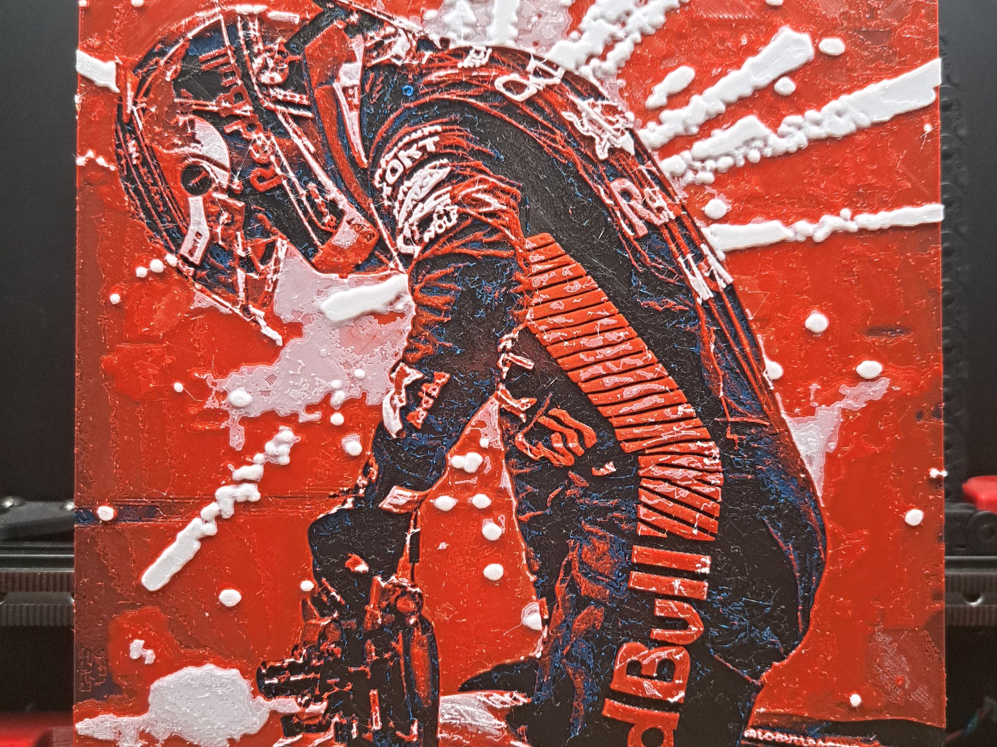 Vô địch F1 thế giới 2023 - Tranh filament độc đáo