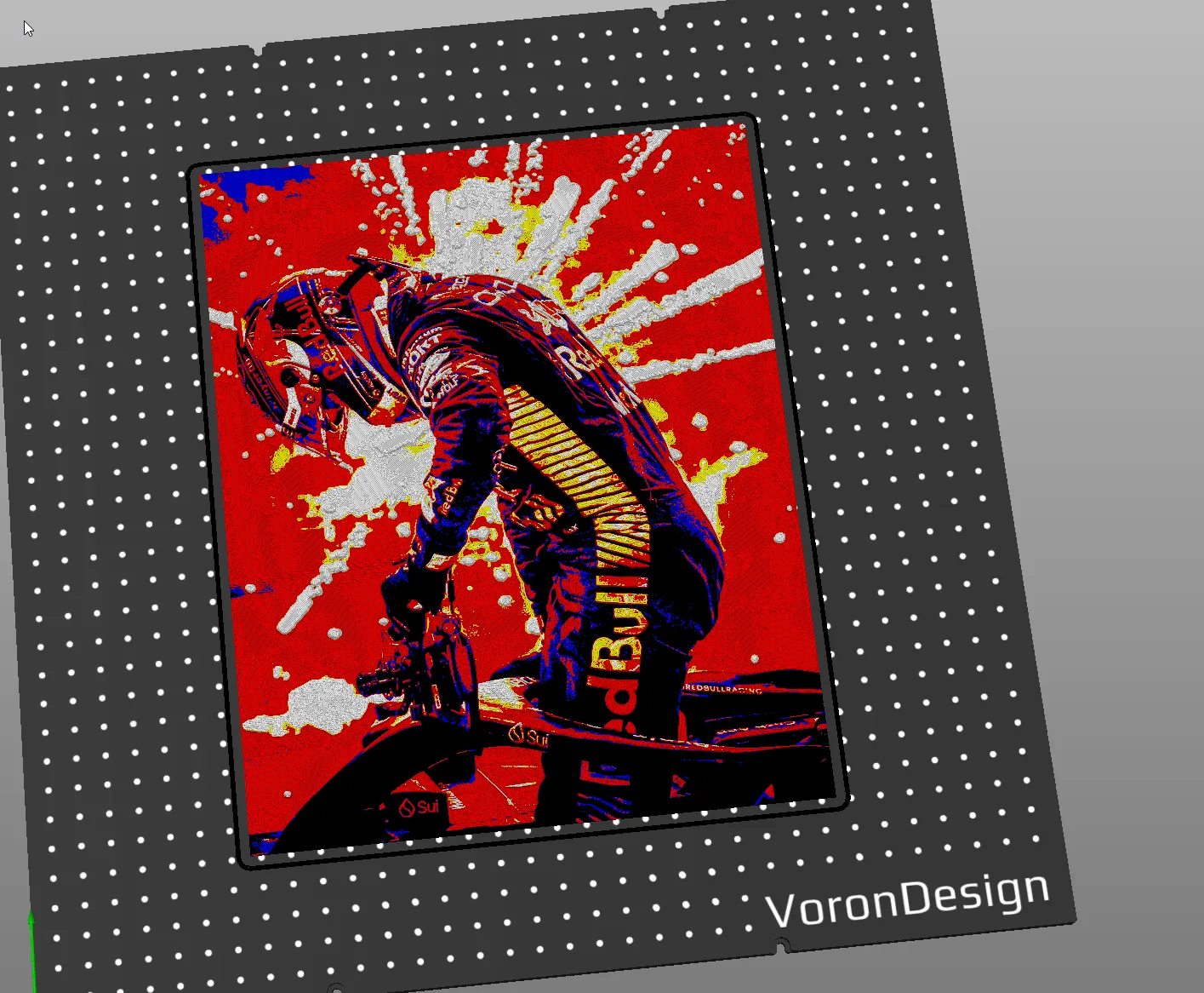 Vô địch F1 thế giới 2023 - Tranh filament độc đáo