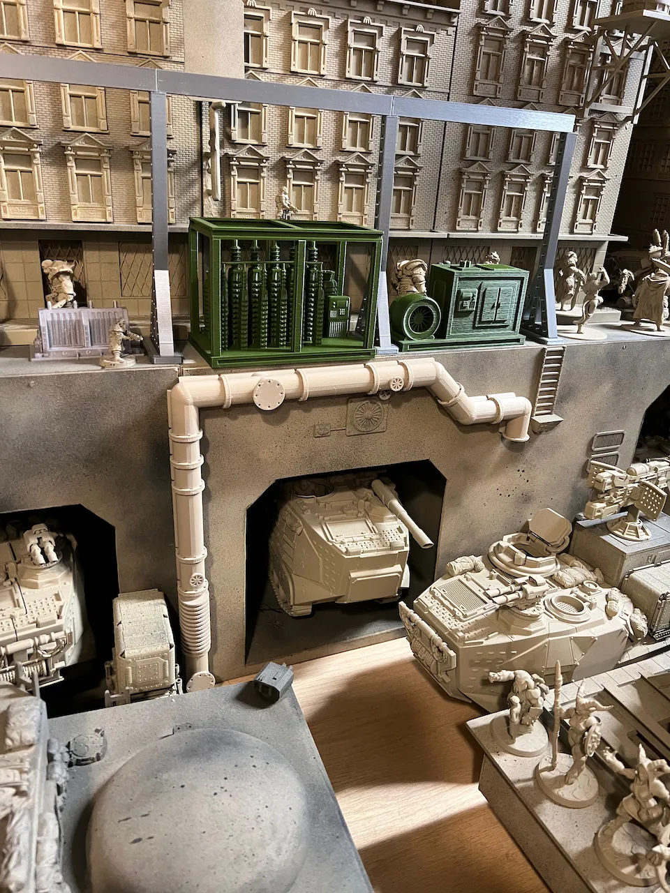 Hệ thống ống dẫn trên mặt đất cho trò chơi 40K