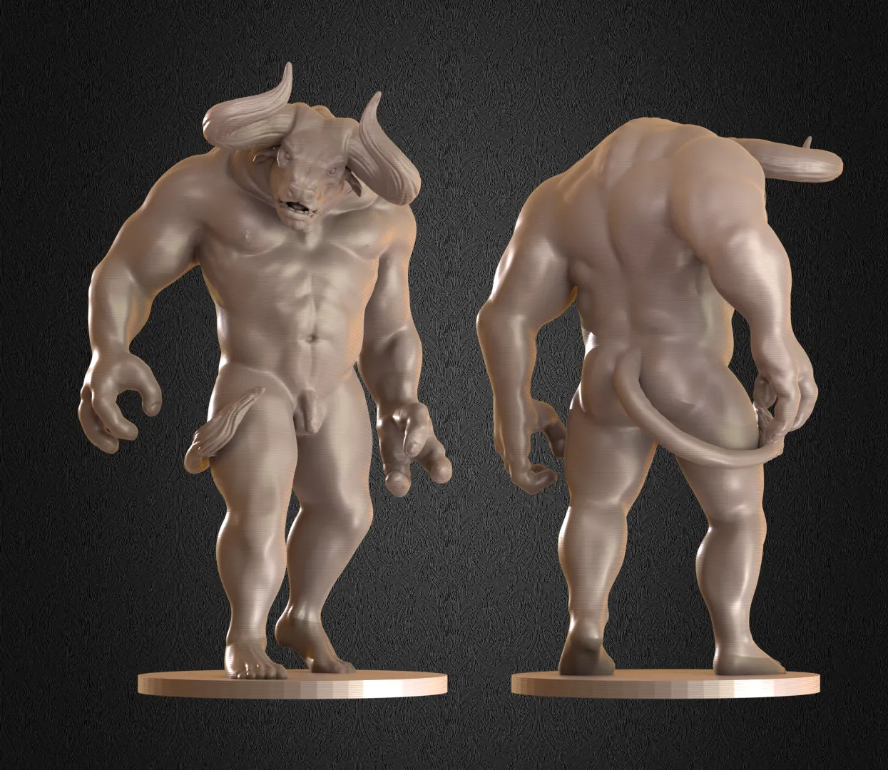 Tượng Minotaur chất lượng cao cho in 3D FDM và SLA