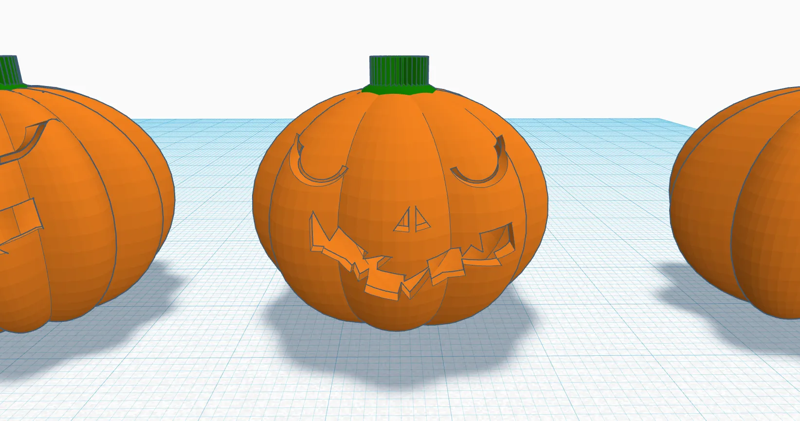 8 hình dáng bí ngô trang trí Halloween