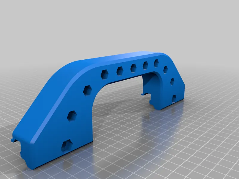 Tay cầm Voron 2.4 với giá đỡ ERCF và lỗ gắn phụ kiện