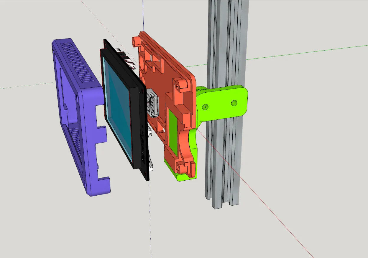 Vỏ bọc cho màn hình MKS TFT 35 v1.0
